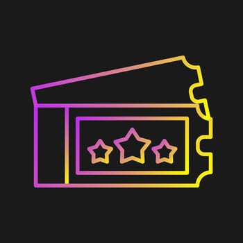 Ticket Vector Icon