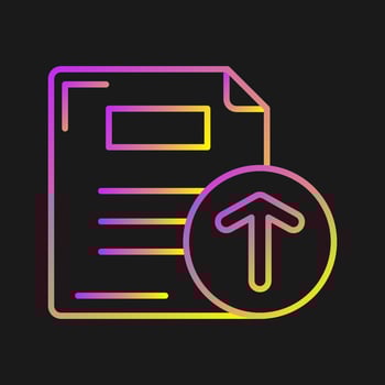 Files Upload Vector Icon
