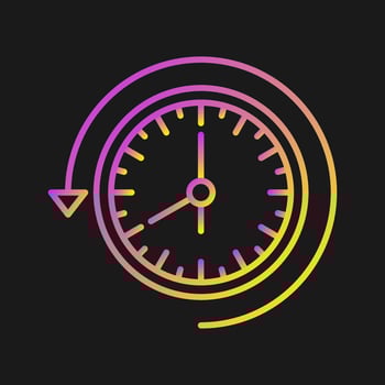 Past Time Vector Icon