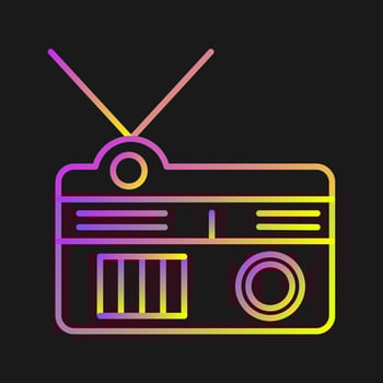 Radio Vector Icon