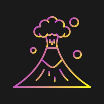 Volcano Vector Icon
