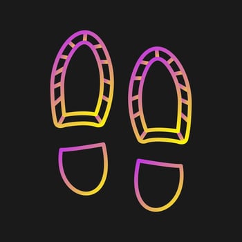 Footprint Vector Icon