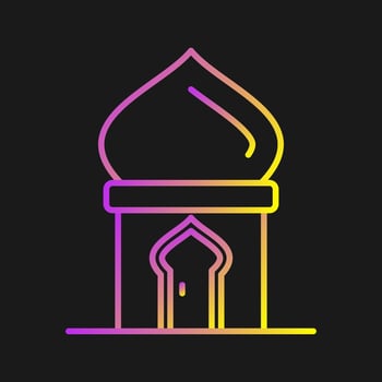 Masjid Door Vector Icon