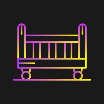 Crib Vector Icon