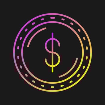 Dollar Currency Vector Icon