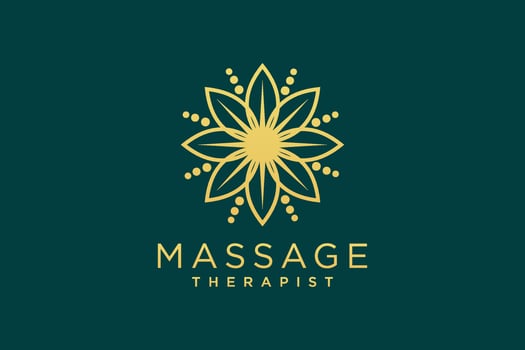 Massage Logo Design. Vector illustration for female business.