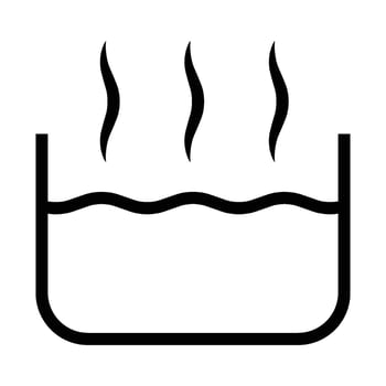 evaporating water icon vector