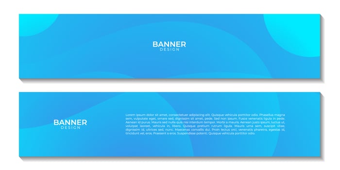 abstract bright blue wave colorful gradient background for business vector