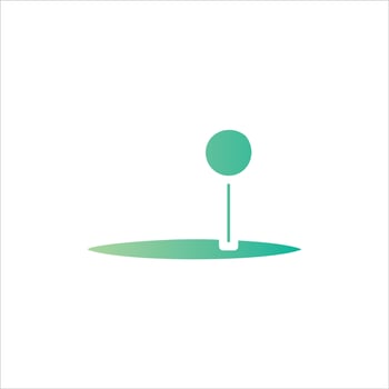 region in flat design style vector