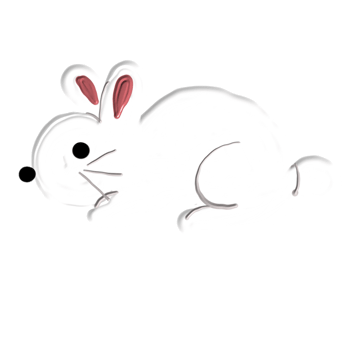 cute sticker with acrylic painting png