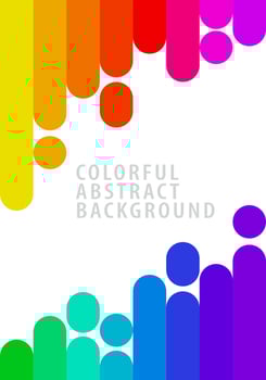 Colorful striped vertical lines Rainbow gradient. Abstract background pattern. Template design for publication, cover, card, poster, flyer, brochure, banner, wall. Vector illustration.