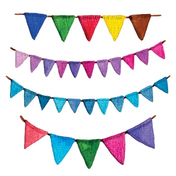 party bunting celebration design elements vector