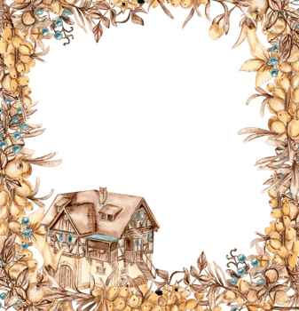 Watercolor autumn square frame with sea buckthorn llustration of autumn for scrapbooking, nvitation, osters, reetings cards, party decoration,wedding stationary, greetings, fashion,posters, ackground. png