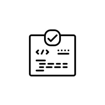 Development Clean Code Icon vector