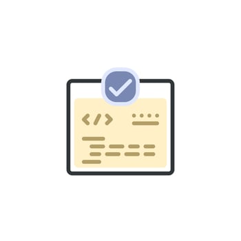 Development Clean Code Icon vector