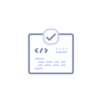 Development Clean Code Icon vector