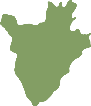 doodle freehand drawing of burundi map. png