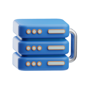 Technology server 3d illustration png
