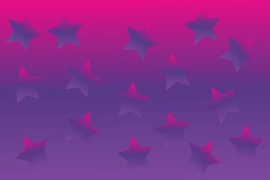 Gradient background. Banner design composition. Horizontal orientation. Modern geometric pattern. Futuristic background with geometric shapes stars. Vector illustration.