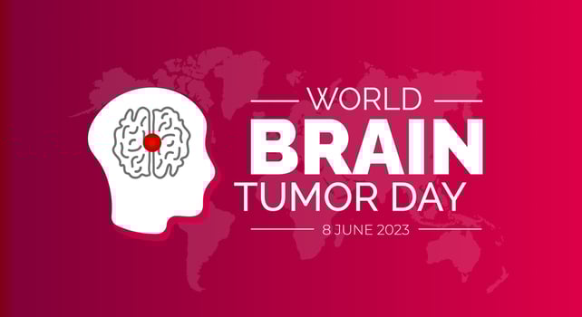 World Brain Tumor Day background or banner design template. vector illustration.
