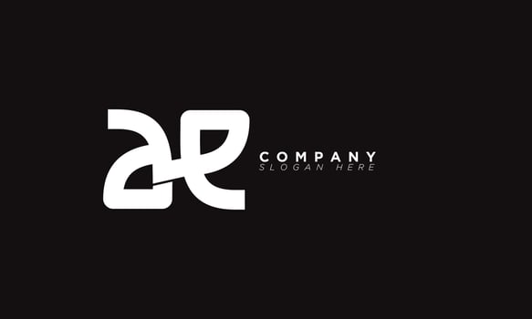 AE Alphabet letters Initials Monogram logo EA, A and E vector
