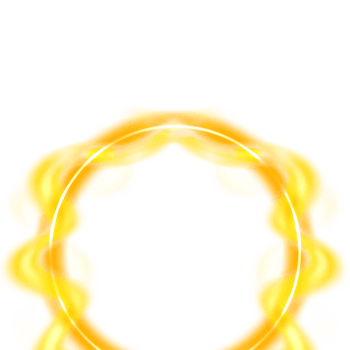 glow circle neon frame png