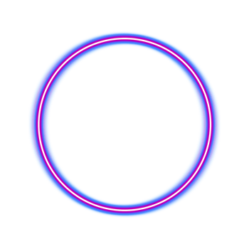 neon circle light png