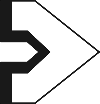 Arrow symbol. Turn right. Transparent flat design element. png