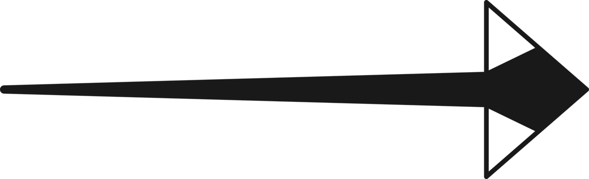 Arrow symbol. Turn right. Transparent flat design element. png