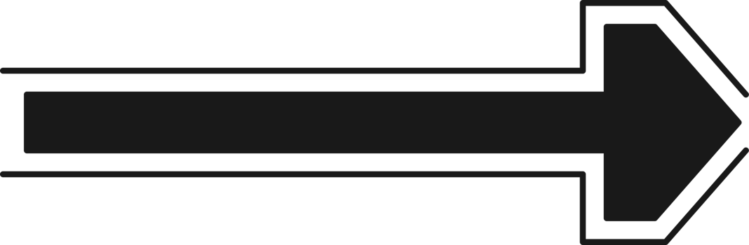Arrow symbol. Turn right. Transparent flat design element. png
