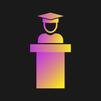 Guest Speaker Vector Icon