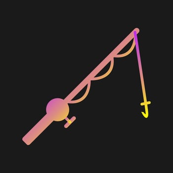 Fishing Rod Vector Icon
