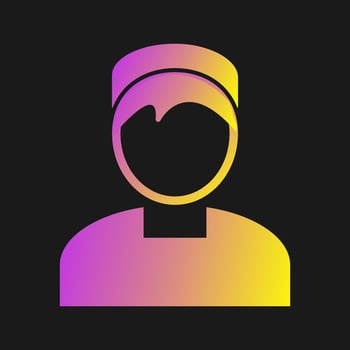 Islamic Man Vector Icon