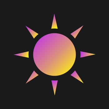 Sun Vector Icon