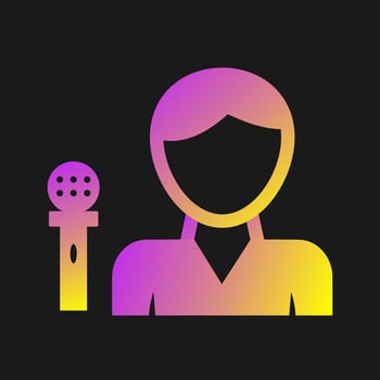 Male Anchor Vector Icon