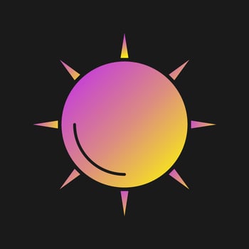 Sun Vector Icon