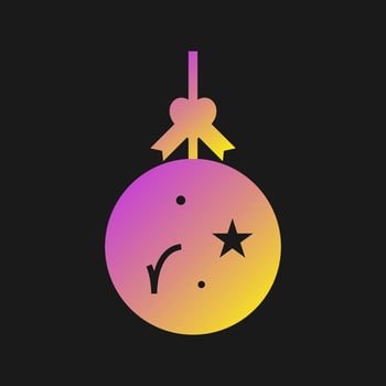Christmas Ball Vector Icon