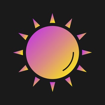 Sun Vector Icon