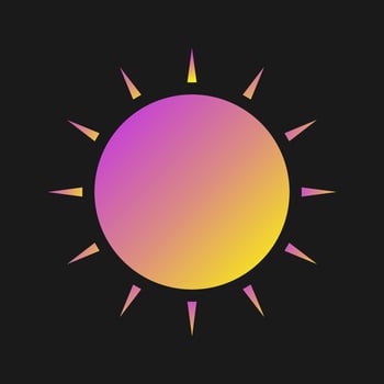 Sun Vector Icon