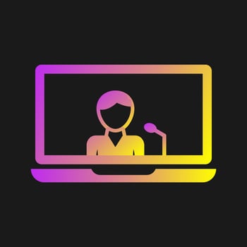 Online News Vector Icon