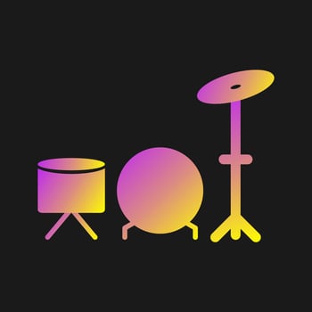 Drums Vector Icon