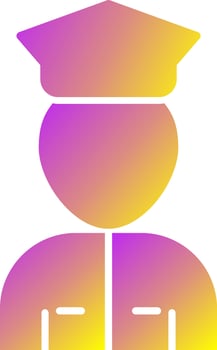 Airport Security Vector Icon