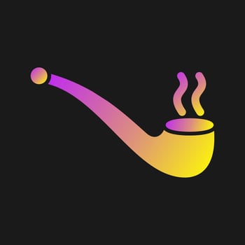 Smoking Pipe Vector Icon
