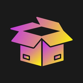 Open Box Vector Icon