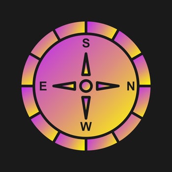 Compass Vector Icon