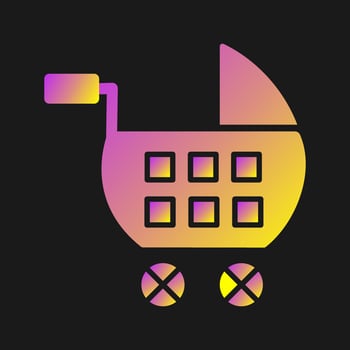 Stroller Vector Icon