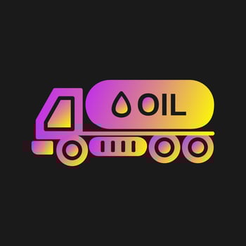 Tank Truck Vector Icon