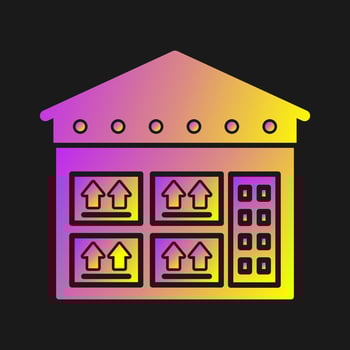 Storage Unit Vector Icon