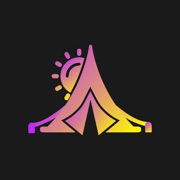 Tent Vector Icon