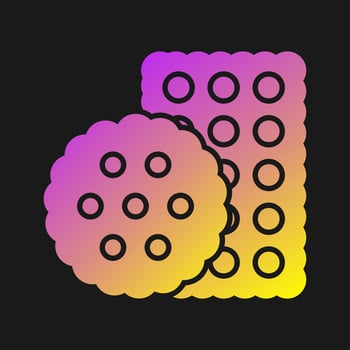Biscuit Vector Icon